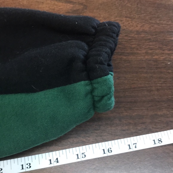 Zaful Going Home Cropped Sweatshirt Zip Front Cat Design Black Green - Picture 12 of 12